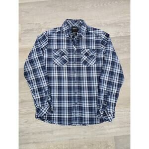 5.11 Tactical Gunner Plaid Long Sleeve Shirt Men's Medium Snap Close